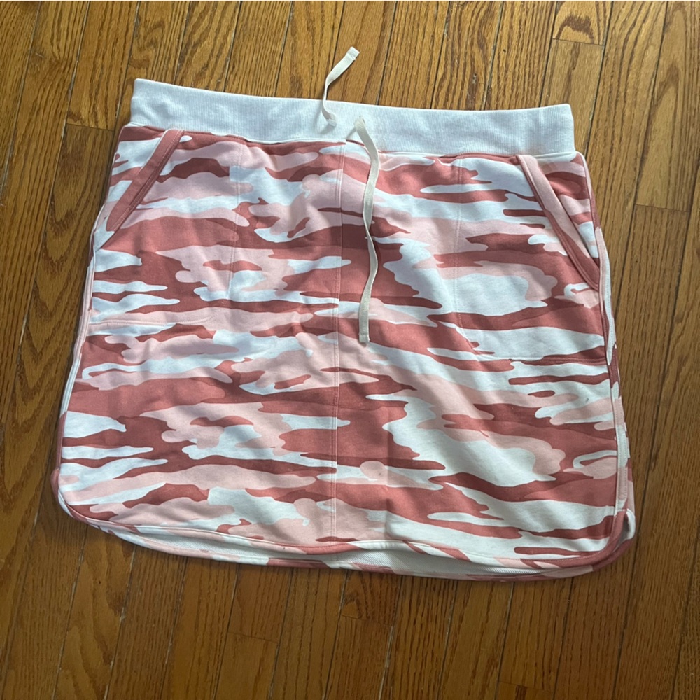 Talbots pink camo mini skirt size XL price